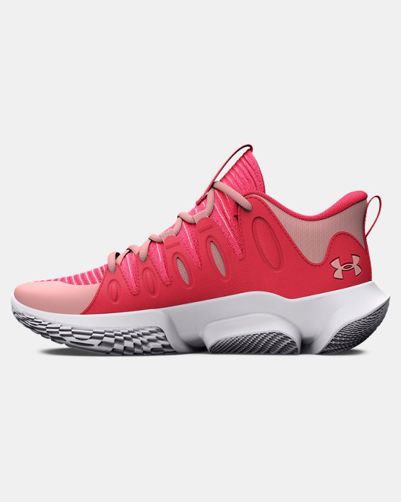 Women's UA Flow Breakthru 4 Basketball Shoes in Pink image number 1